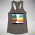 Queer Pride Flag Exclamation Point Racerback Tank